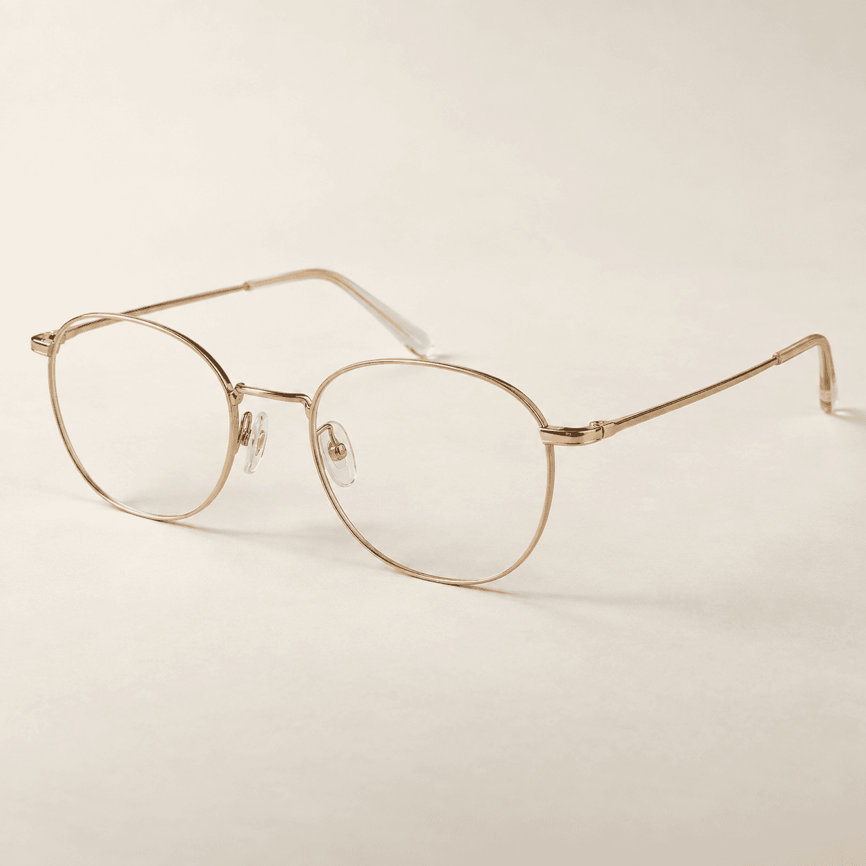Armazón óptico Aura Champagne en metal dorado